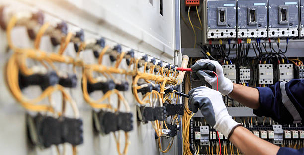 Professional Electrician technician working in Pinehurst, TX